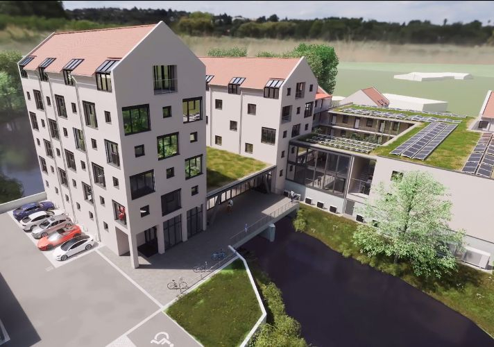 Harmonické bydlení nad vodní hladinou